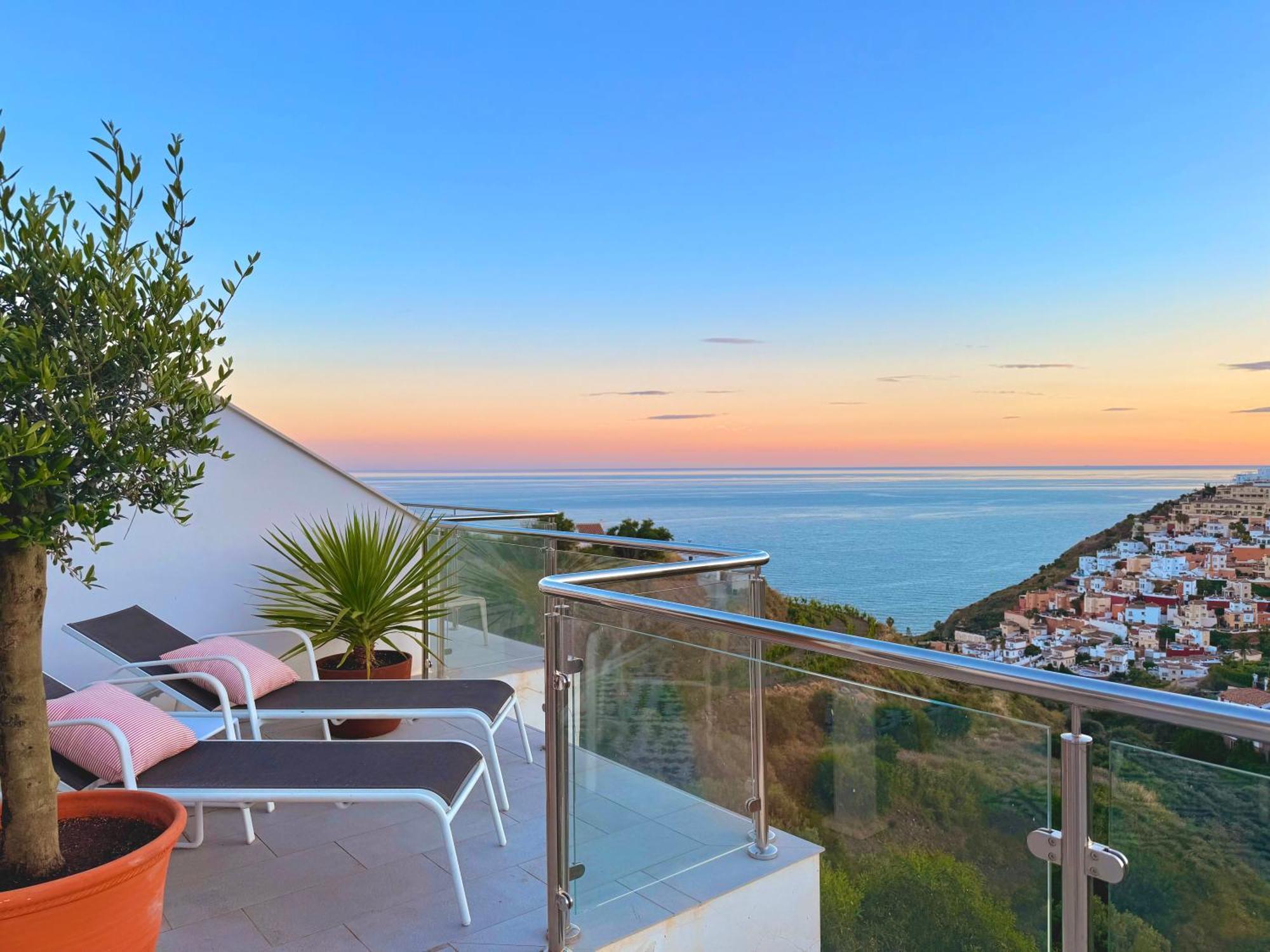 Penthouse Balcon Del Mar 121 Casasol Apartment Nerja Exterior photo