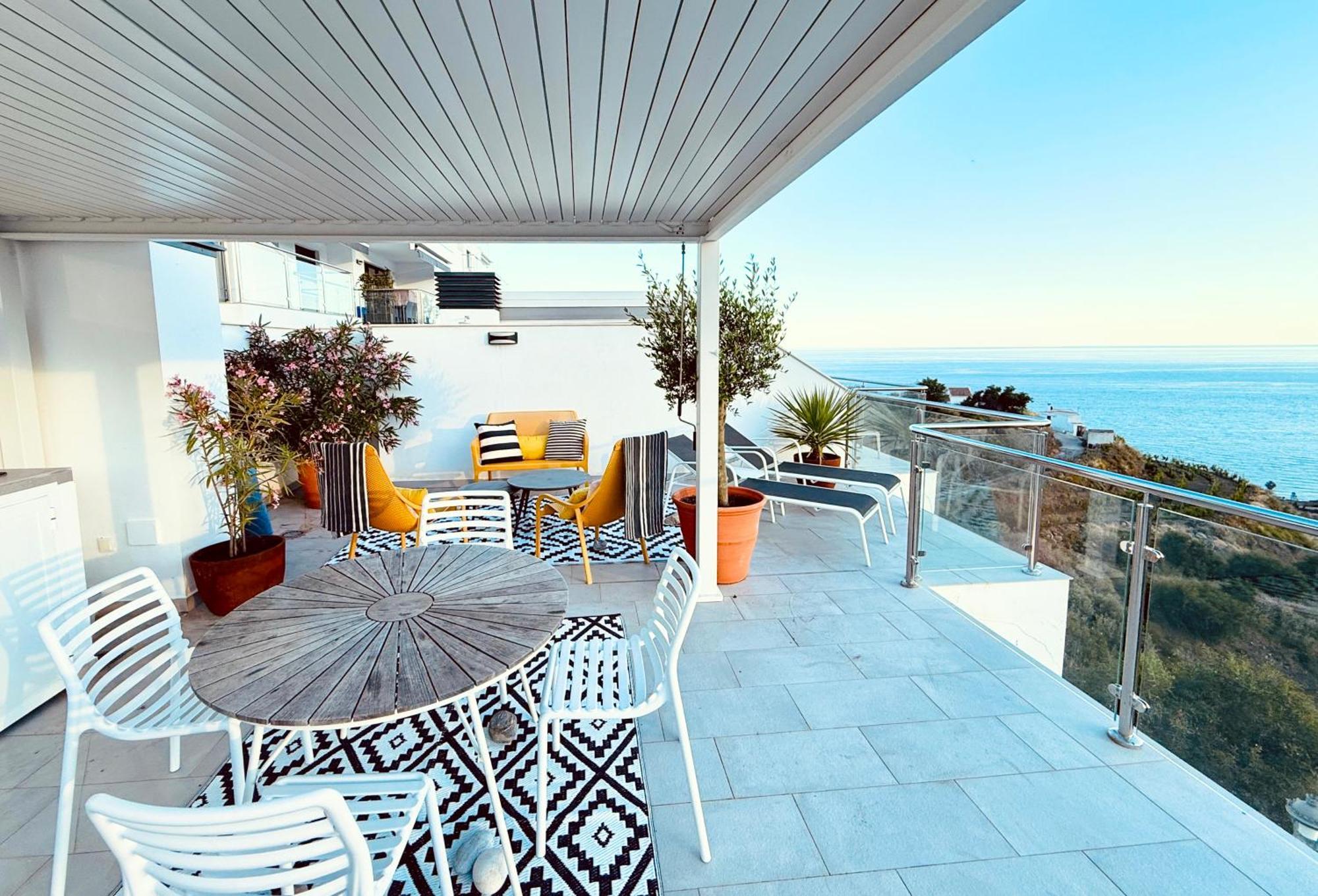 Penthouse Balcon Del Mar 121 Casasol Apartment Nerja Exterior photo